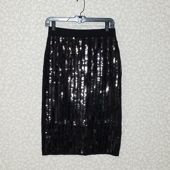 NWT Eva Mendes Sequin Pencil Skirt - Picture 1 of 12